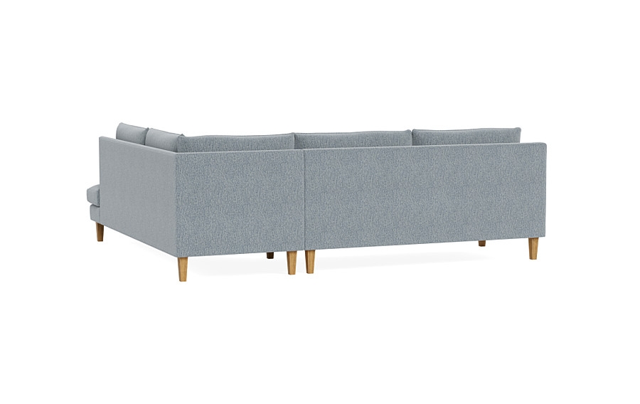 Caitlin 3-Seat  Bumper Sectional by The Everygirl® - Image 3