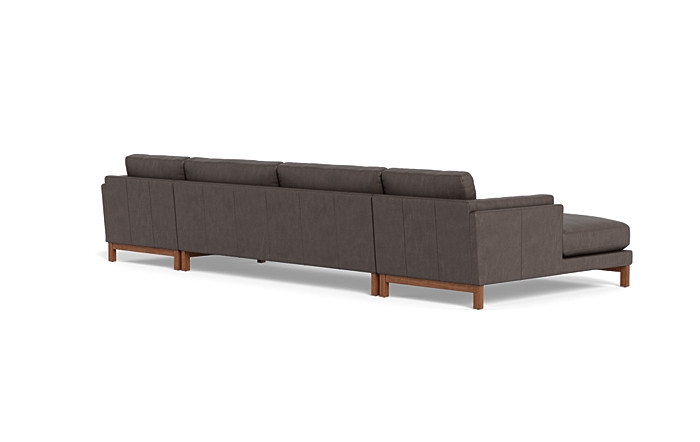 Gaby Leather 3-piece 4-Seat U-Sectional - Image 2