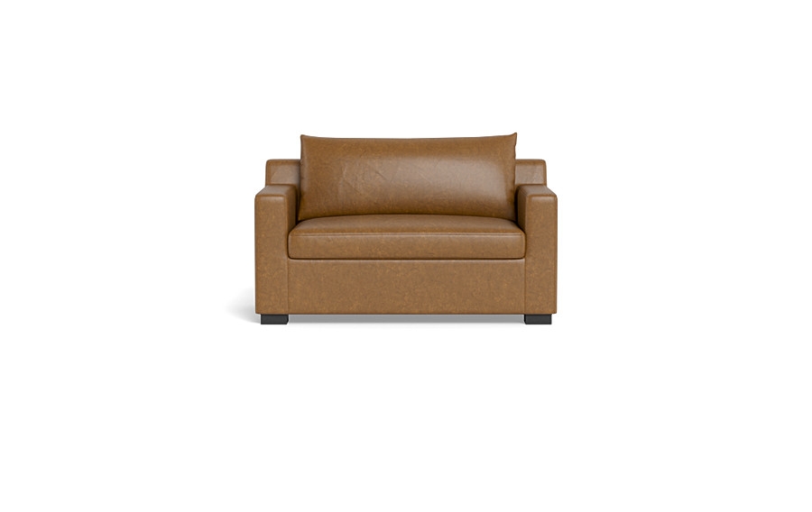 Sloan Leather Twin Sleeper Sofa - Image 0