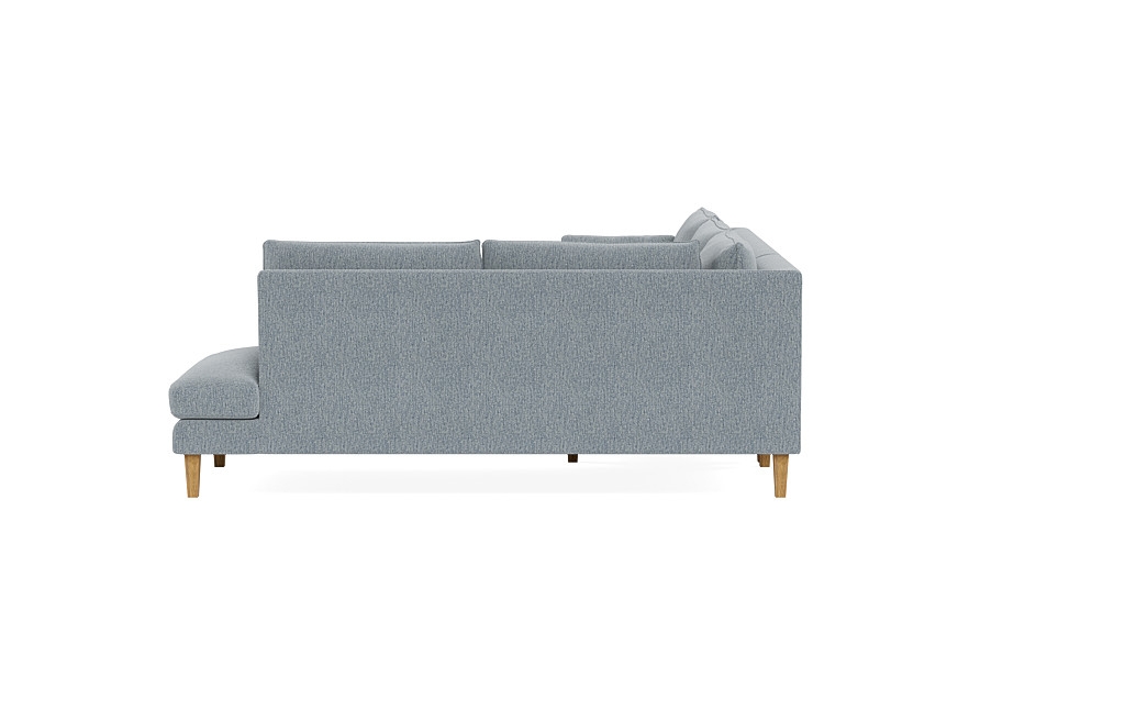 Caitlin 3-Seat  Bumper Sectional by The Everygirl® - Image 3