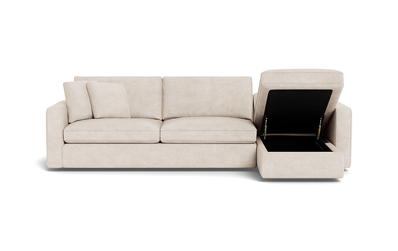 James 3-Seat Right Chaise Sectional with Storage - Image 0