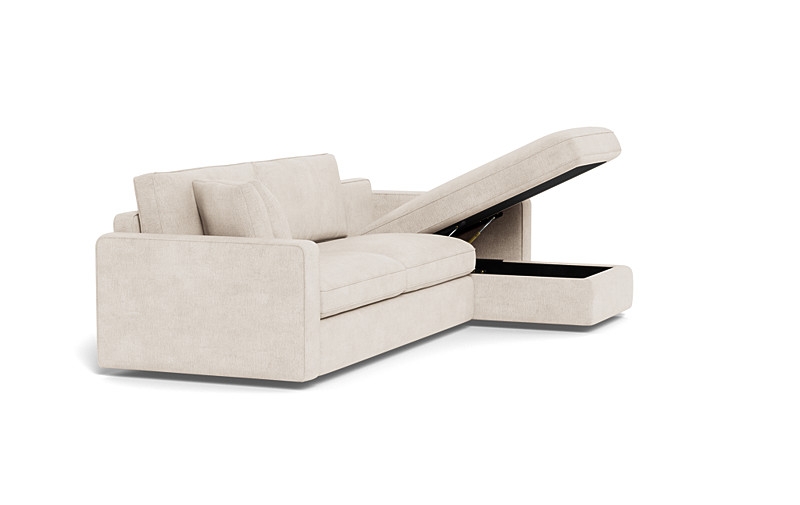 James 3-Seat Right Chaise Sectional with Storage - Image 2