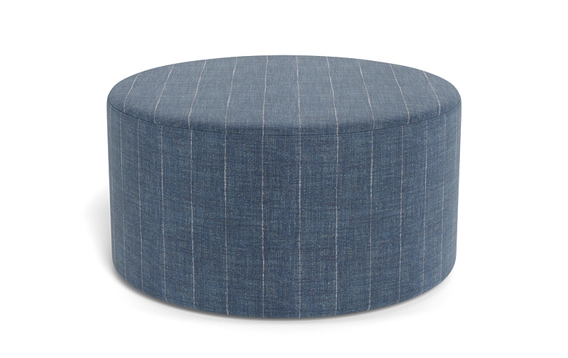 Colten Round Coffee Table Ottoman - Image 0