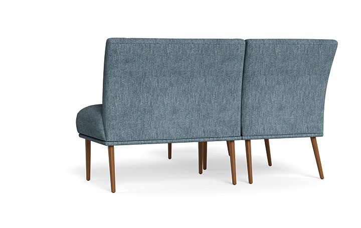 Dorian Upholstered Petite Left Banquette with Tufting Option - Image 4