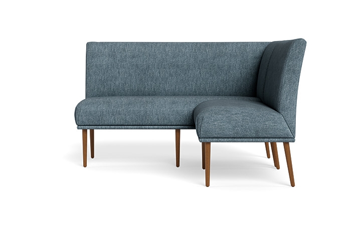 Dorian Upholstered Petite Left Banquette with Tufting Option - Image 1