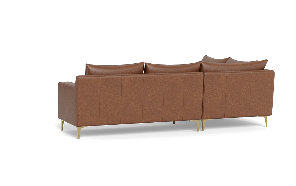 Sloan Leather 3-Seat Left Bumper Sectional - Image 1
