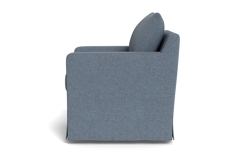 Sloan Slipcovered Swivel Chair - Image 4