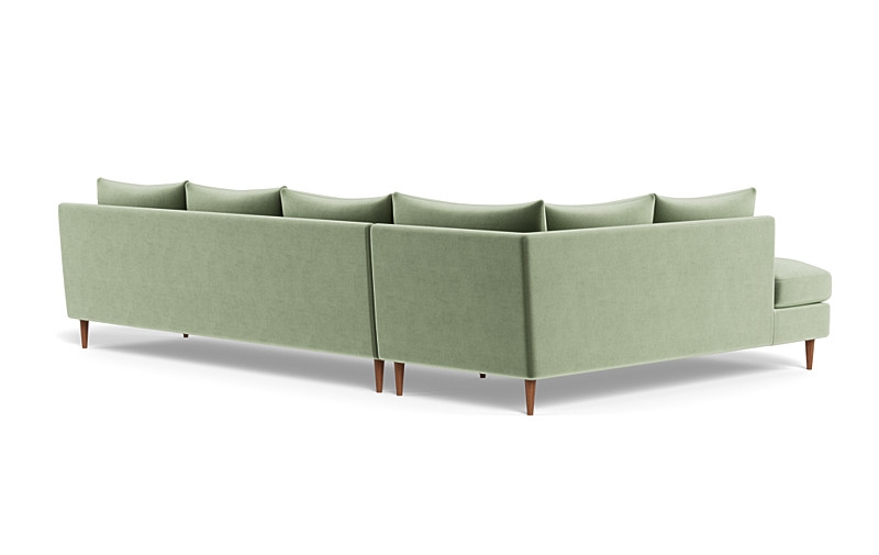 Sloan 4-Seat  Bumper Sectional -left - Image 4