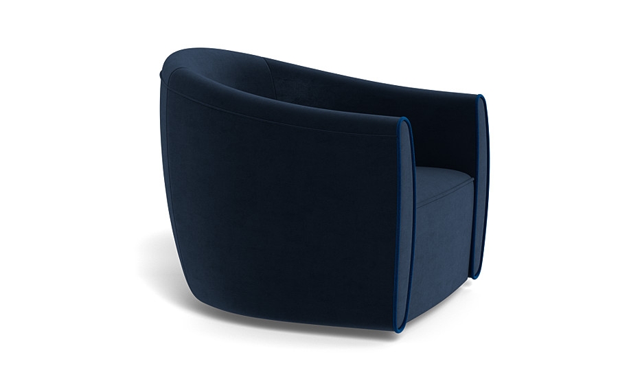 Lawson Swivel Chair with Contrast Piping - Image 3