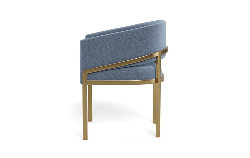 Mina Metal Framed Upholstered Chair - Image 2