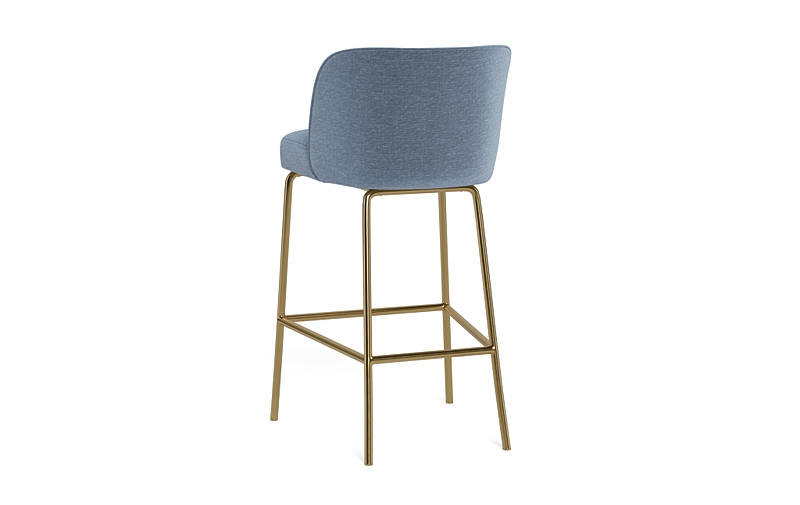Graham Metal Framed Upholstered Bar Stool - Image 1