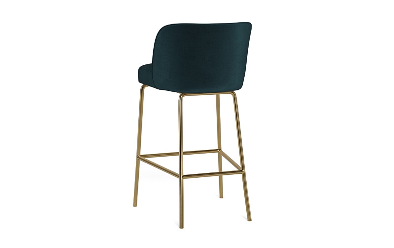 Graham Metal Framed Upholstered Bar Stool - Image 4
