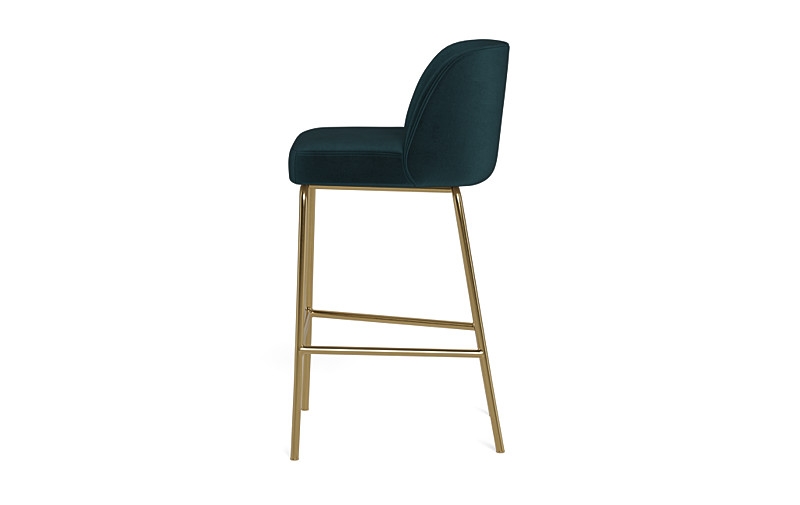 Graham Metal Framed Upholstered Bar Stool - Image 1