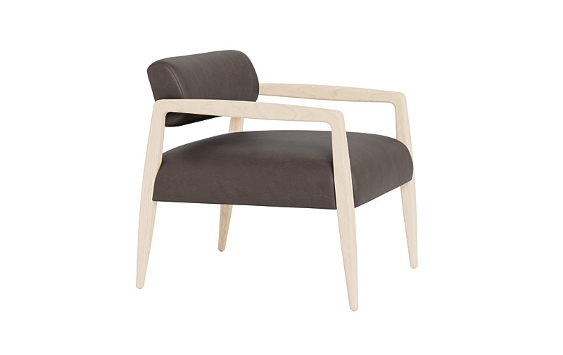 Gwen Leather Accent Chair - Image 4