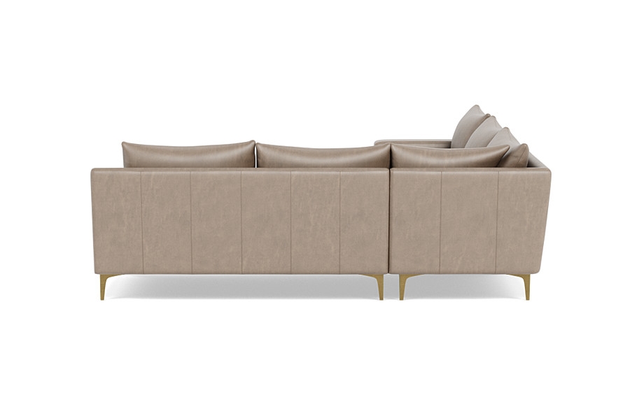 Sloan Leather 4-Seat Corner Sectional Sofa - Image 2