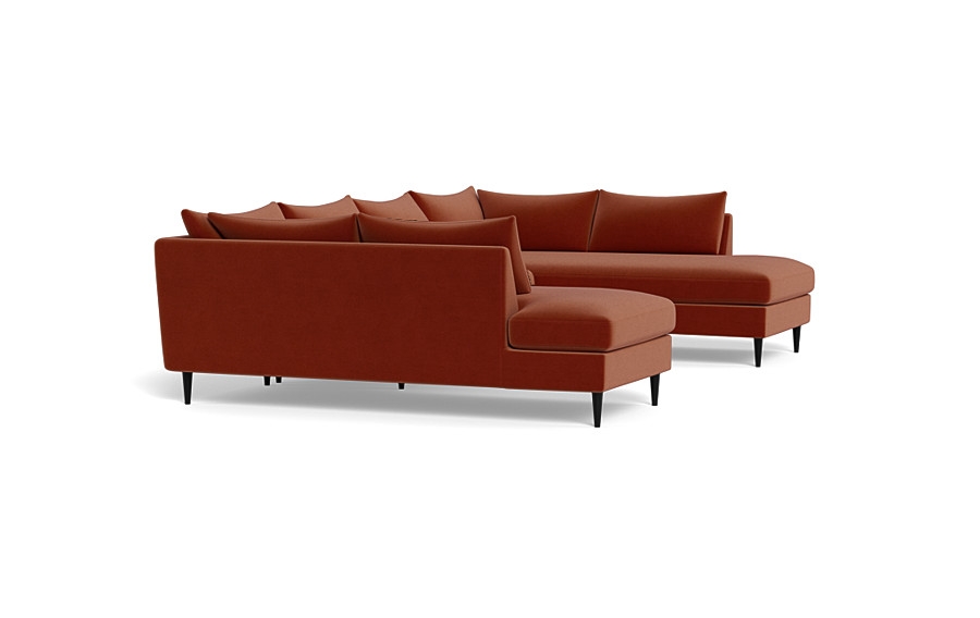 Sloan 3-Piece U-Bumper Sectional - Image 2