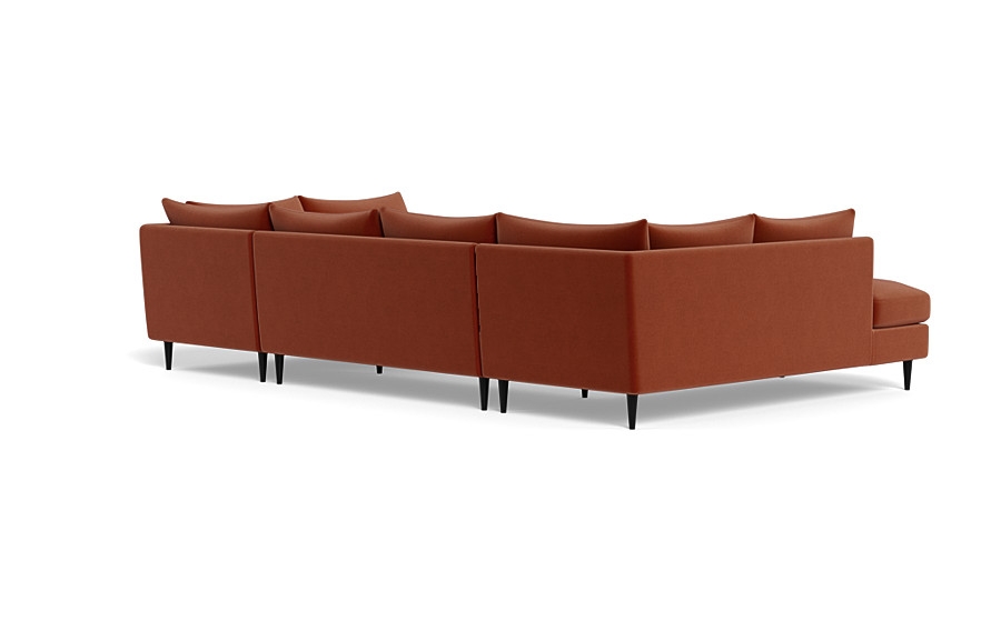 Sloan 3-Piece U-Bumper Sectional - Image 3
