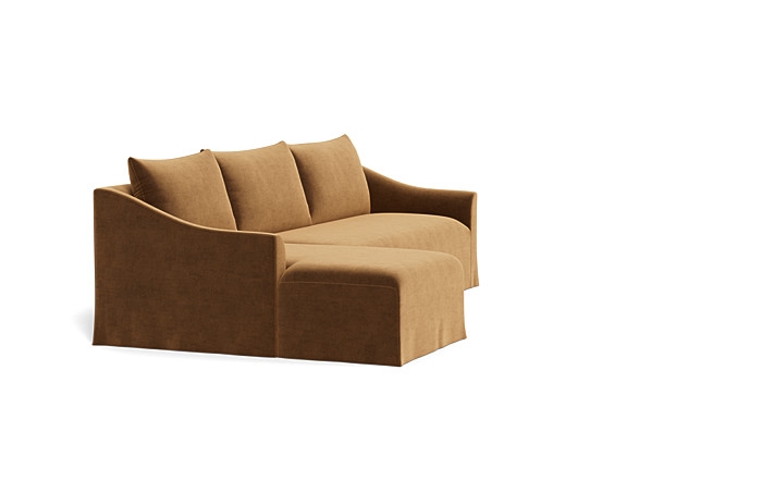 Dixon Slipcovered 3-Seat Left Chaise Sectional - Image 1
