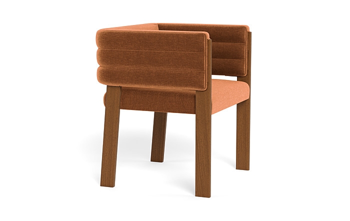Nora Upholstered Wood Framed Chair - Image 1
