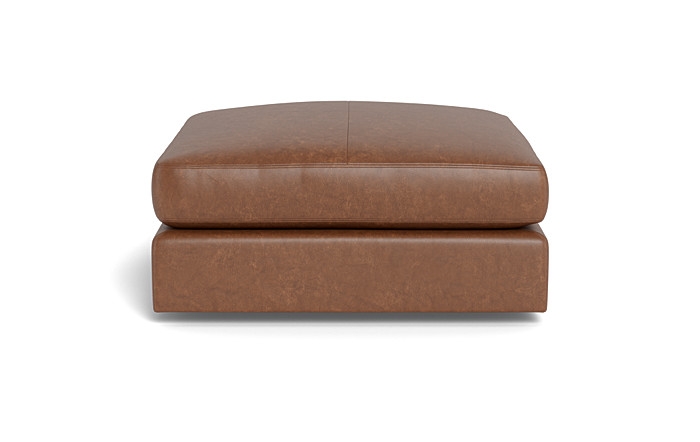 Beckham Leather Modular Square Ottoman - Image 0