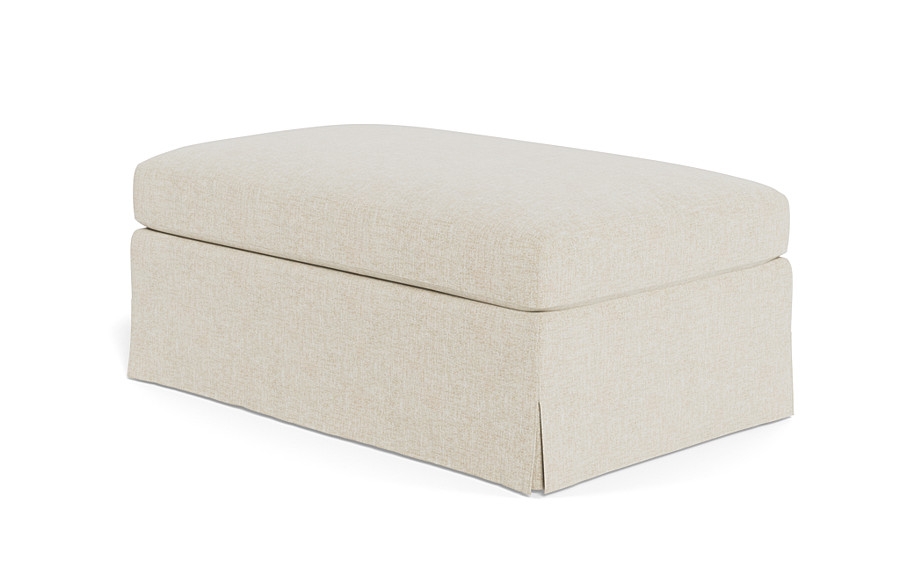 Sloan Slipcovered Ottoman - Image 3