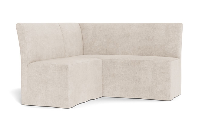 Dorian Slipcovered Petite Right Banquette - Image 2