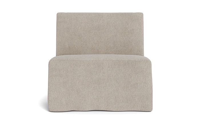 Dorian Slipcovered Petite Dining Bench - Image 0