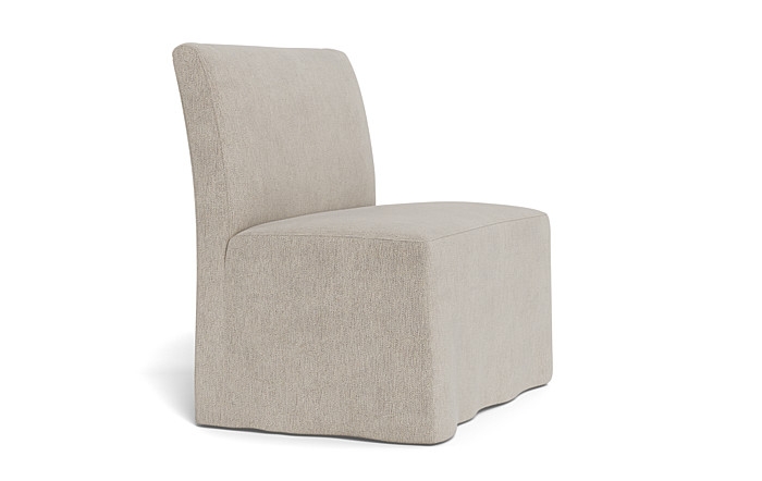 Dorian Slipcovered Petite Dining Bench - Image 4