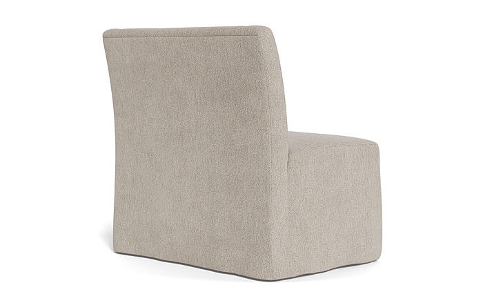 Dorian Slipcovered Petite Dining Bench - Image 3