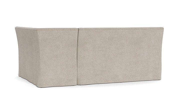 Dorian Slipcovered Right Banquette - Image 1