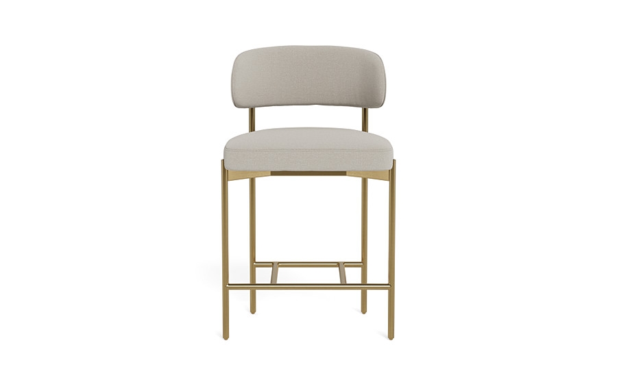 Hollis Metal Framed Upholstered Counter Stool - Image 0