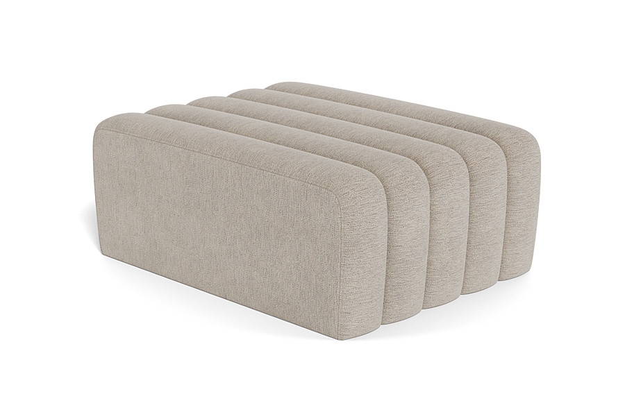 Kellan Channel Tufted Coffee Table Ottoman - Image 4
