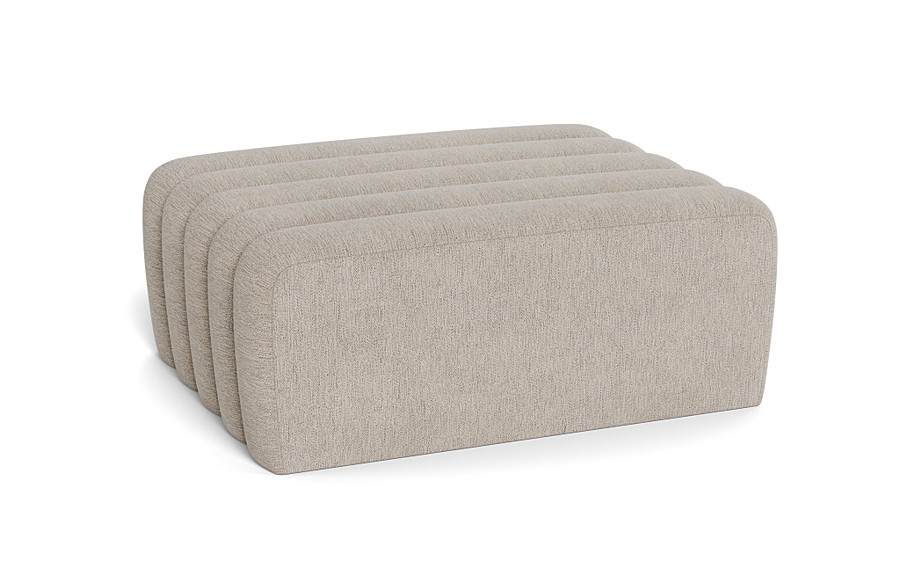 Kellan Channel Tufted Coffee Table Ottoman - Image 3