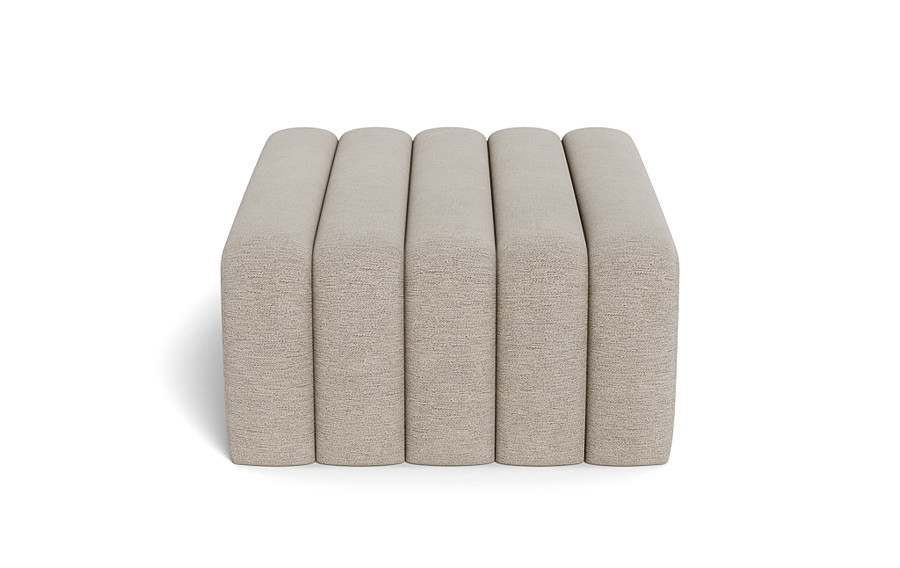 Kellan Channel Tufted Coffee Table Ottoman - Image 2