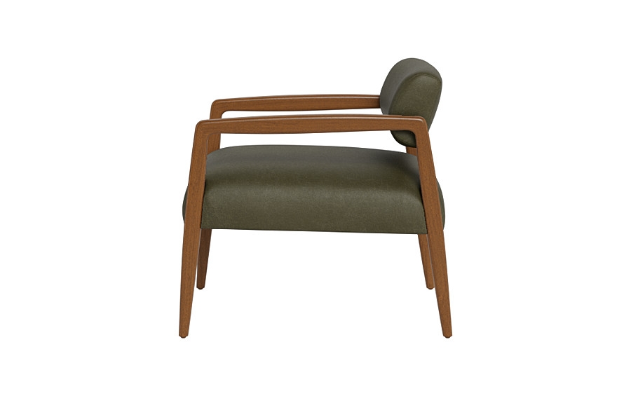 Gwen Leather Accent Chair - Image 1