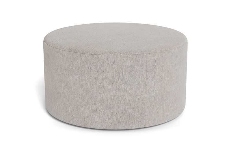 Colten Round Coffee Table Ottoman - Image 1