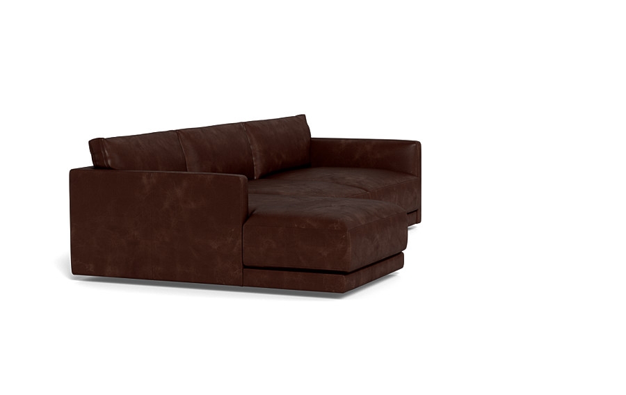 Lukas Leather 3-Seat Left Chaise Sectional - Image 3