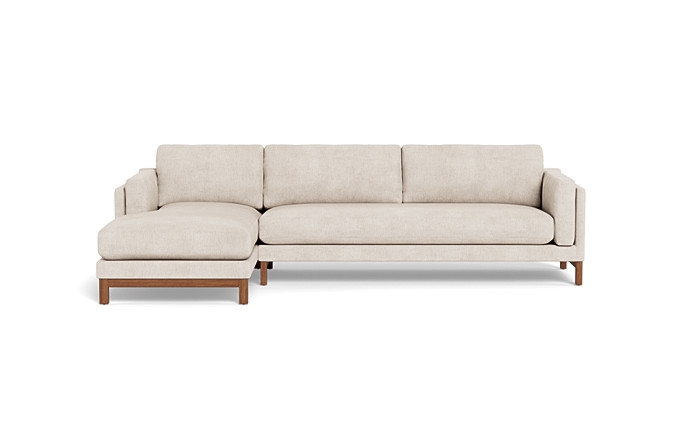 Gaby 3-Seat Left Chaise Sectional w/Bench Cushion - Image 0