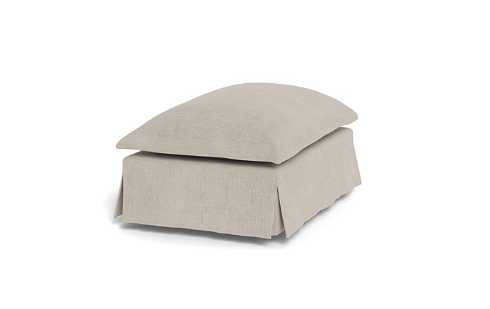 Skylar Rectangle Slipcovered Ottoman - Image 2