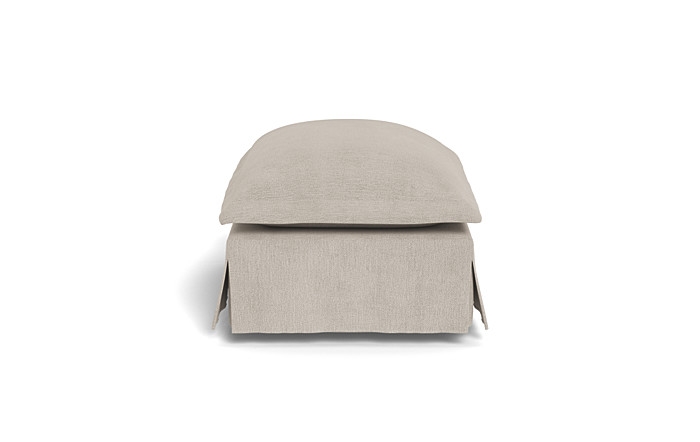 Skylar Rectangle Slipcovered Ottoman - Image 1