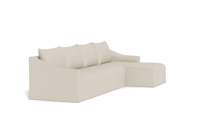 Dixon Slipcovered 4-Seat Right Chaise Sectional - Image 3