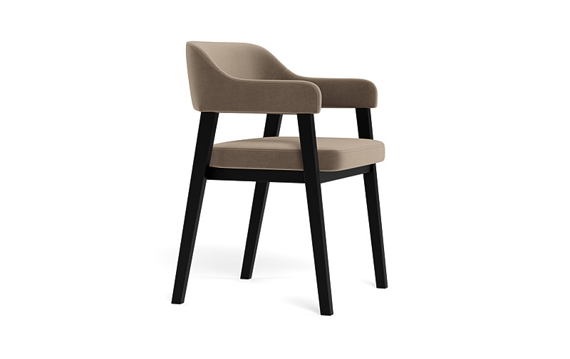 Selene Wood Framed Upholstered Chair - Image 4