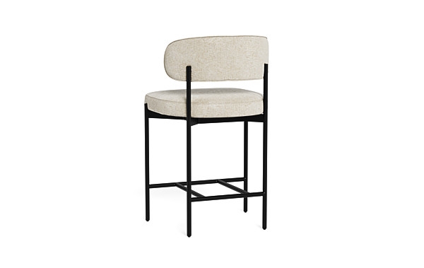 Hollis Metal Framed Upholstered Counter Stool - Image 2