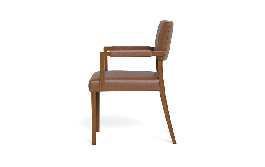 Monte Leather Upholstered Head of Table Chair - Image 2