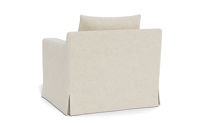 Sloan Slipcovered Swivel Glider Accent Chair - Image 4