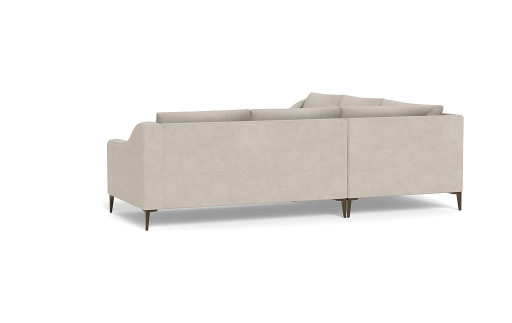 Saylor Slope Arm Corner 4-Seat Sectional Sofa - Image 1