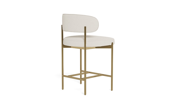 Hollis Metal Framed Upholstered Counter Stool - Image 4