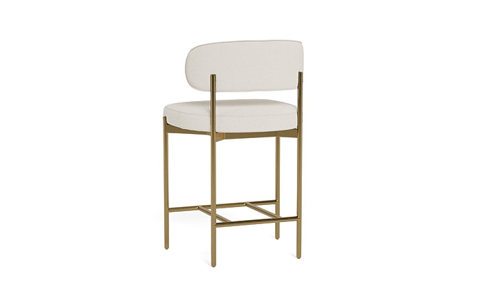 Hollis Metal Framed Upholstered Counter Stool - Image 2