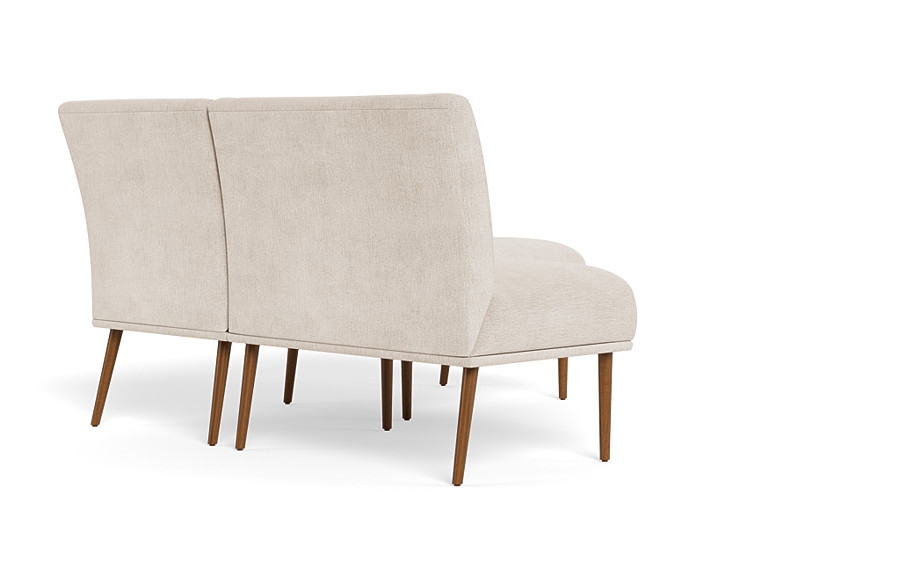 Dorian Upholstered Petite Right Banquette with Tufting Option - Image 1