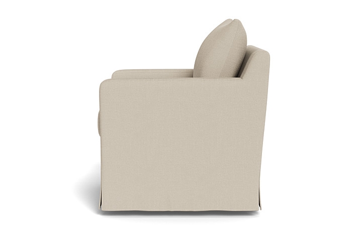 Sloan Slipcovered Swivel Chair - Image 3